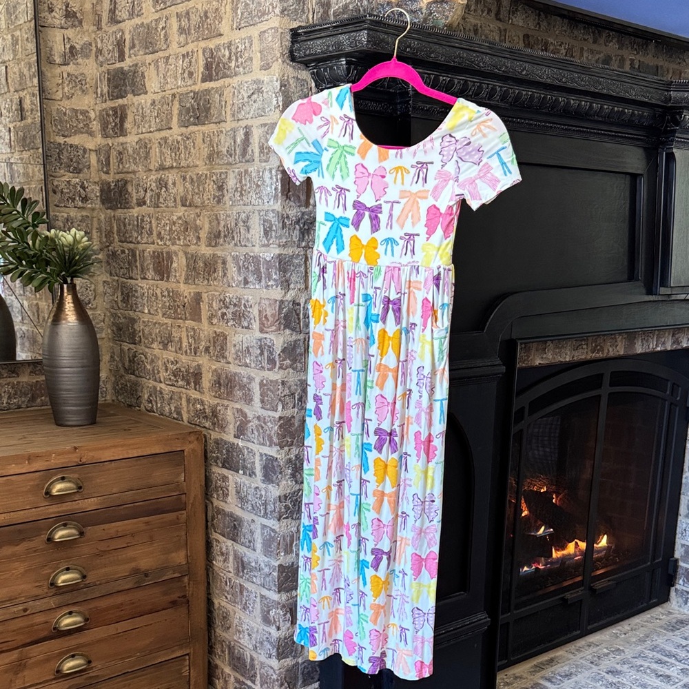 SweetHoney Multicolor Bow Romper - Picture 5 of 5